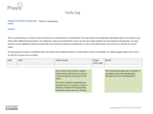 Daily Log