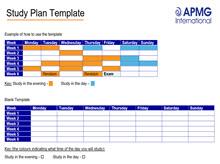 Study Plan Template