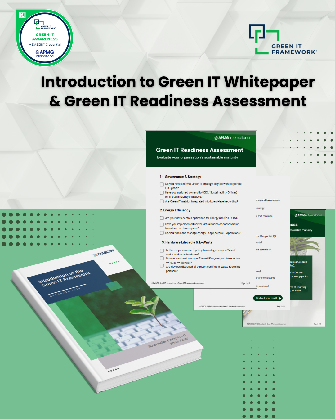 Introduction to Green IT book and checklist