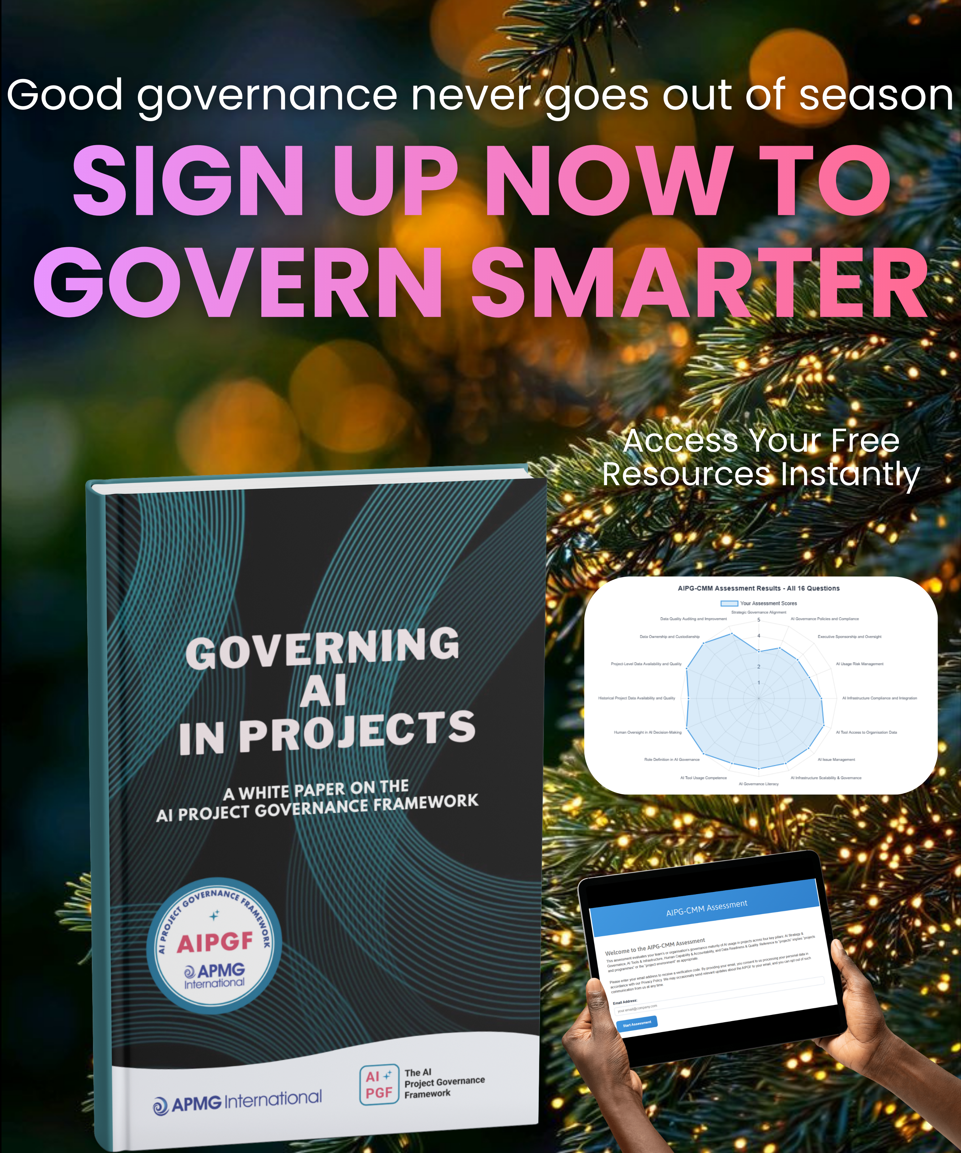 sign up now to govern smarter