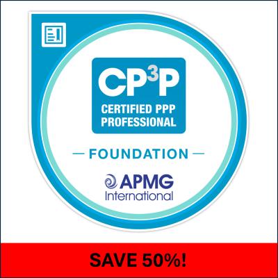CP3P Foundation digital badge highlighting 50% saving